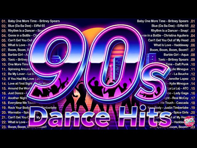 Haddaway, Corona, La Bouche, Culture Beat, Masterboy, Alice Deejay