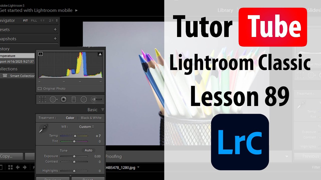 Adobe Photoshop Lightroom Classic - Lesson 89 - Slideshow Overlays