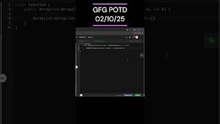 Unique K-Number Sum | GFG POTD | 02/10/2025 #coding #gfg #potd #java