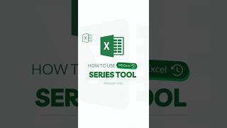 How To Use Series Tool In Excel?
