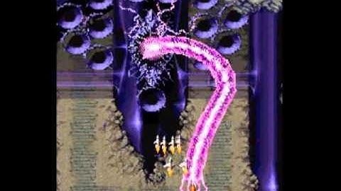 Raiden 2 (PSX) - Stage 8 (No miss and continues run)