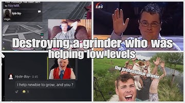 Destroying a grinder who was helping low levels | The professional Griefer | Gta Online Griefing |