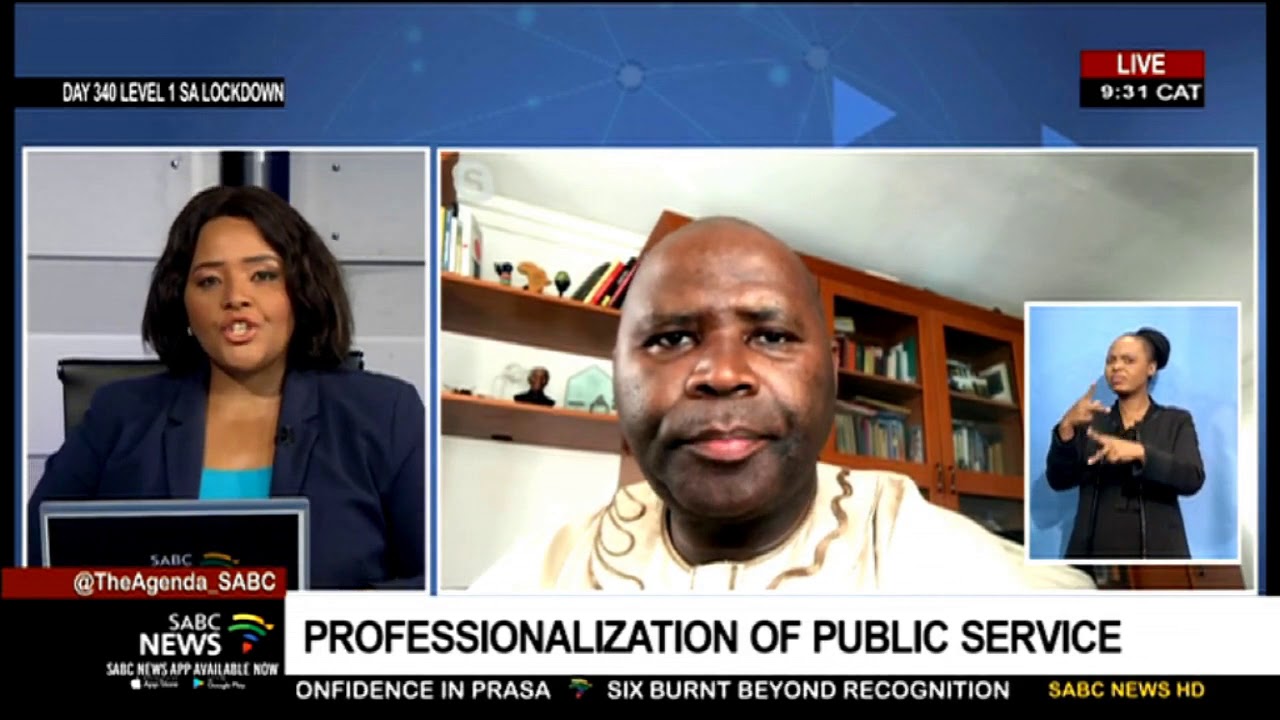 Professionalisation of Public Service: Prof Somadoda Fikeni