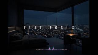 Deep Work Music ~ Midnight Rain & City Ambience for High Focus & Flow State