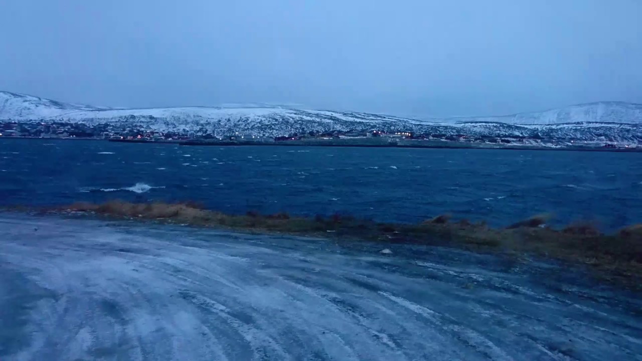 Strom in Barents sea.