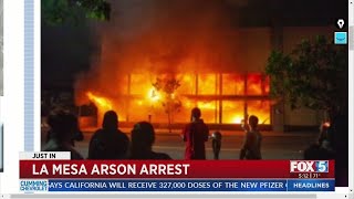 Arrest Made in La Mesa Arson of Randall Lamb Building