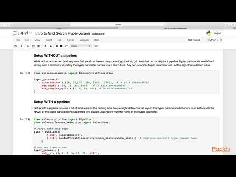 HandsOn Machine Learn with Python & Scikit-Learn:Hyper Parmetr & Strtegic Search Range|packtpub.com