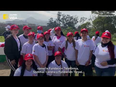 Jóvenes en Acción participan en Impulso Voluntario, realizando obras en 18 departamentos de Colombia