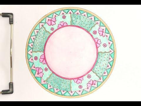 Video Vẽ trang trí : Trang trí dĩa tròn 5/6 (Mỹ thuật lớp 7)... - YouTube