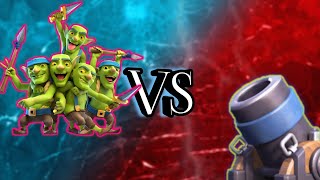 Spear Goblins Vs Mortar | 1v1 | Clash Royale