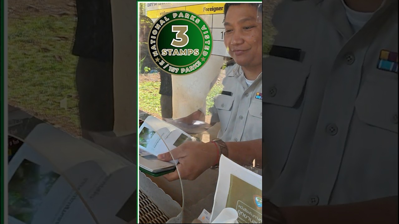 Stamp 3 Thailand National Park Stamp Book | Thampla Namok NP | Mae Hong Son