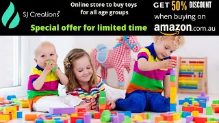 GET 50% OFF when you buy on Amazon.com.au