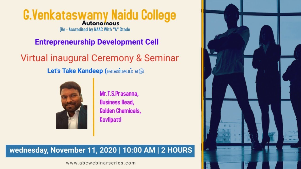 Virtual Inaugural Ceremony & Seminar on
