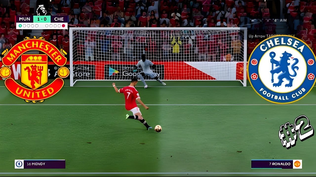 EA FC 24 Ronaldo VS Thiago silva / Chelsea VS man united / PENALTY SHOOTOUT / WORLD CUP FINAL