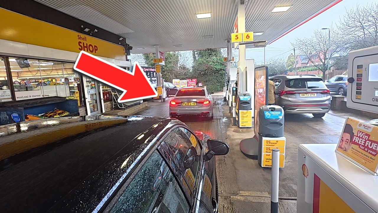 rainy pov run to the gas station (insane rs5 spotted)
