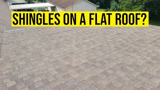 Can You Install Asphalt Shingles On a Flat Roof?
