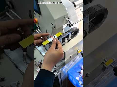 Wire Labeling Machine | Wire Fold-Over Label Applicator