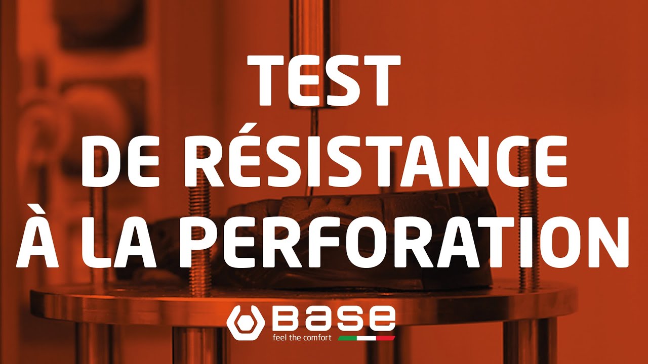 Base Protection - Test de résistance à la perforation Fortrex