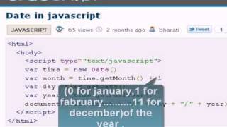 Date in javascript