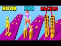 NOOB vs PRO vs HACKER - Skater Stacker