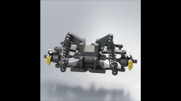 RRS-18 - 3d printed RC Car Chassis. Rear Module #shorts