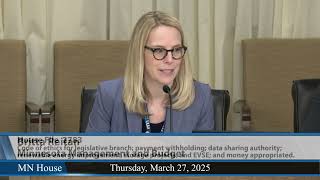 House State Government Finance and Policy Committee 3/27/25