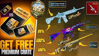 Next Premium Crate Ia Here | 4.2 Update Upgraded Guns Changes And Glacier M416 Switch effect | PUBGM screenshot 2