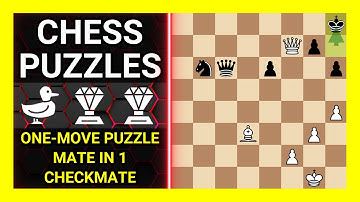 Chess Puzzles to Practice. Themes: One-move puzzle, Mate in 1, Checkmate. Learn Chess