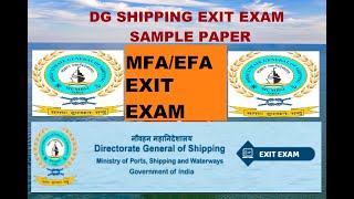 EFA/MFA EXIT EXAM QUESTIONS AND ANSWERS