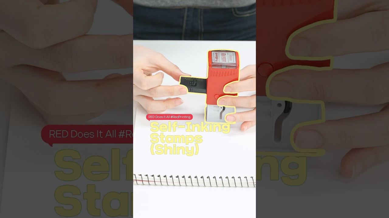 Self-Inking Stamps (Shiny) 