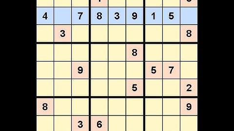 How to Solve Los Angeles Times Sudoku Expert July 4, 2021