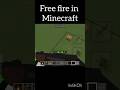 free fire in Minecraft live kar na  wala hu #short #minecraft