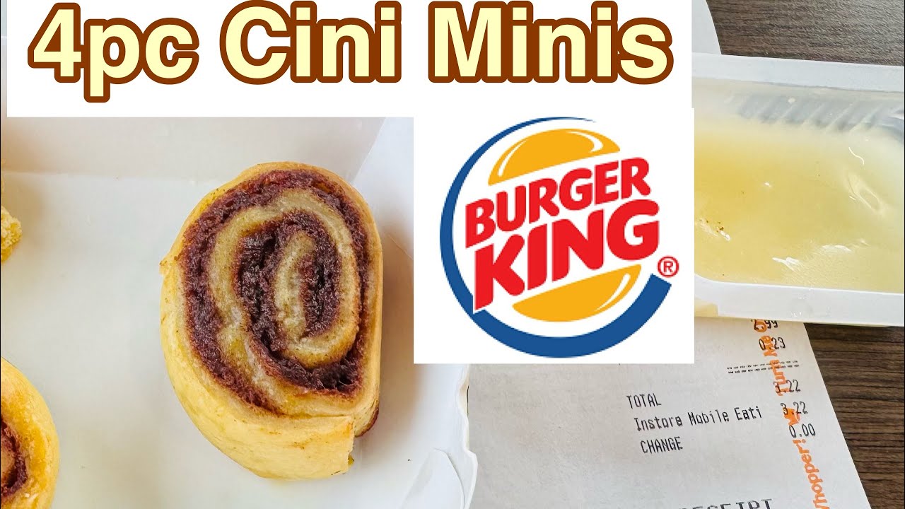 БУРГЕР КИНГ Cini Minis, 4 шт. - ОБЗОР!