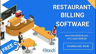 Hitech restaurant billing software | Works Offline | POS billing | Free Download Now|  Demo Hindi screenshot 3