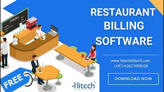 Hitech restaurant billing software | Works Offline | POS billing | Free Download Now|  Demo Hindi screenshot 4