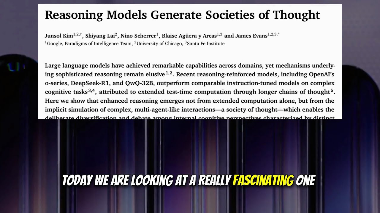 Reasoning Models Generate Societies of Thought (Jan 2026)