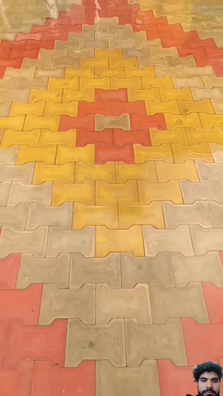 beautiful design of i shape interlocking tiles #interlock #interlocking ...