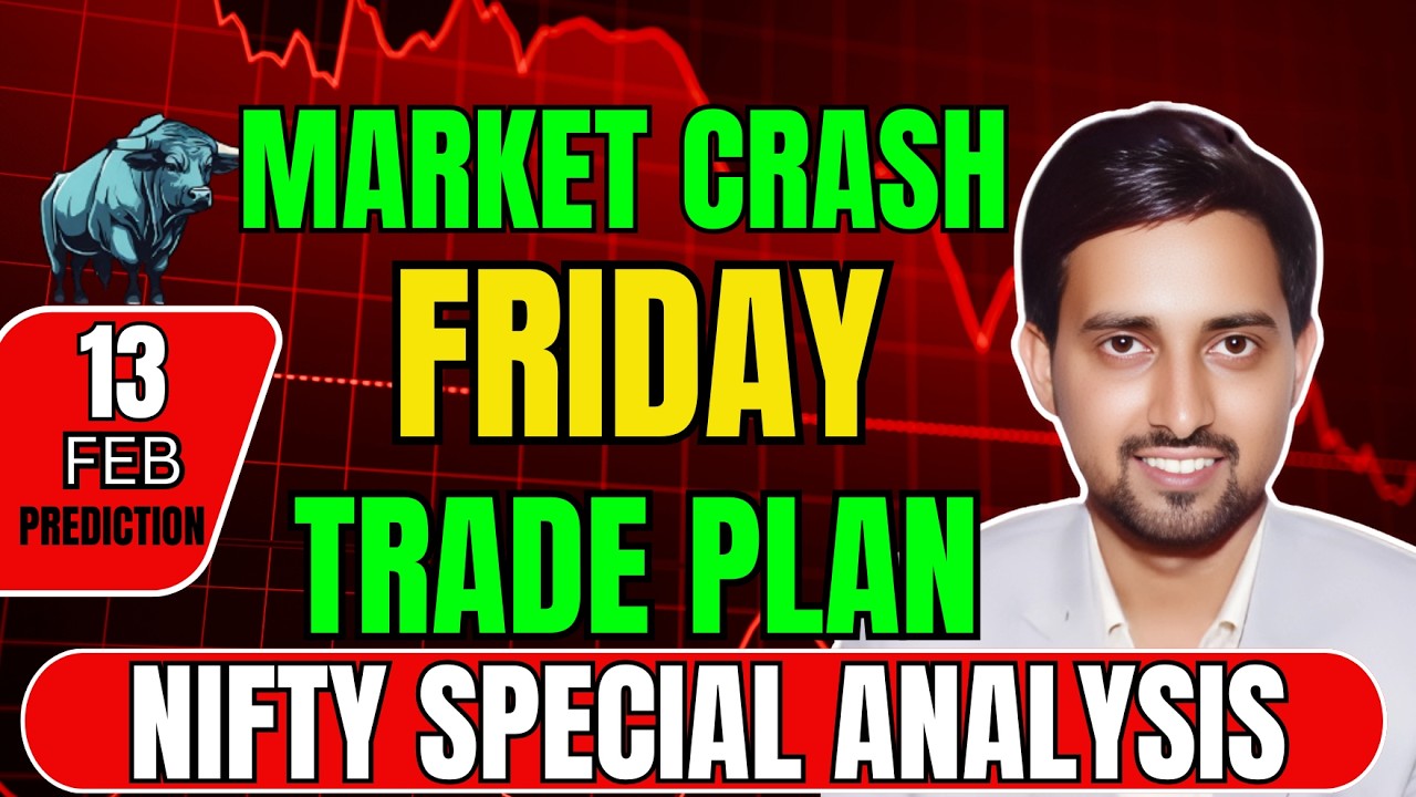 Nifty Prediction and Analysis for Tomorrow | 13 February 2026 | Bank Nifty Prediction