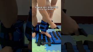 Level Up Your Workout 🔥 Ankle Leg Weights for Home Training!