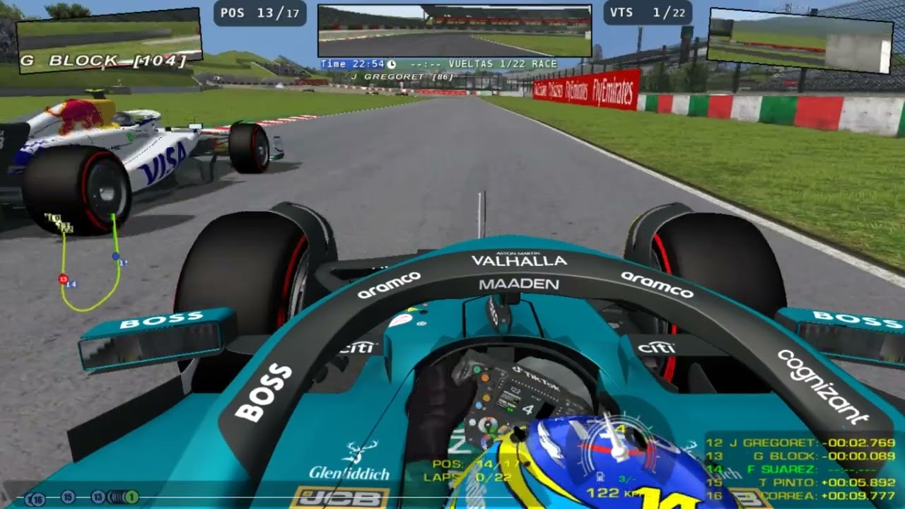 Evento Abril en RetroFactor MOD F1 2025 en Suzuka JAPON 