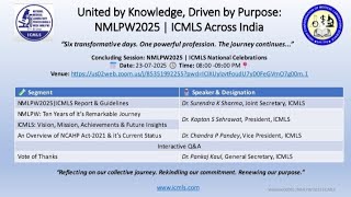 NMLPW-2025 Concluding Webinar 23rd July 2025