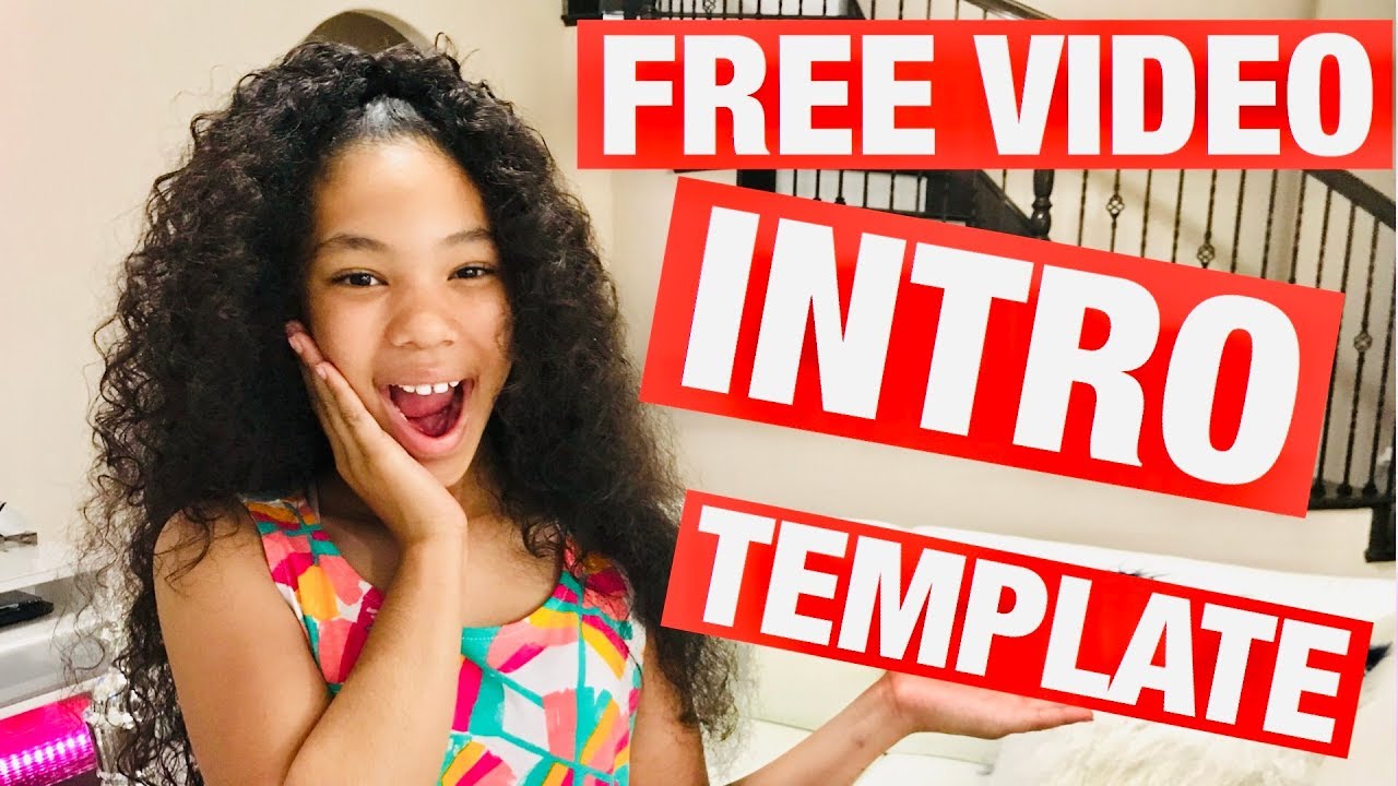 My first youtube video intro and outro template FREE - YouTube