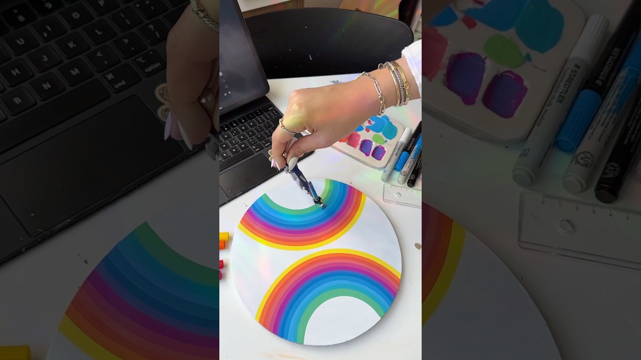 I love doing this with paint markers #artist #art #artwork #mandala #etsyseller #supportsmallbiz