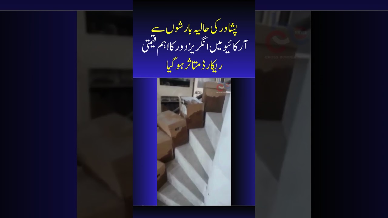 British Era Archives Destroyed in Peshawar Rain Disaster | Rare History Lost in Floods