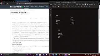 Balanced Brackets | HackerRank