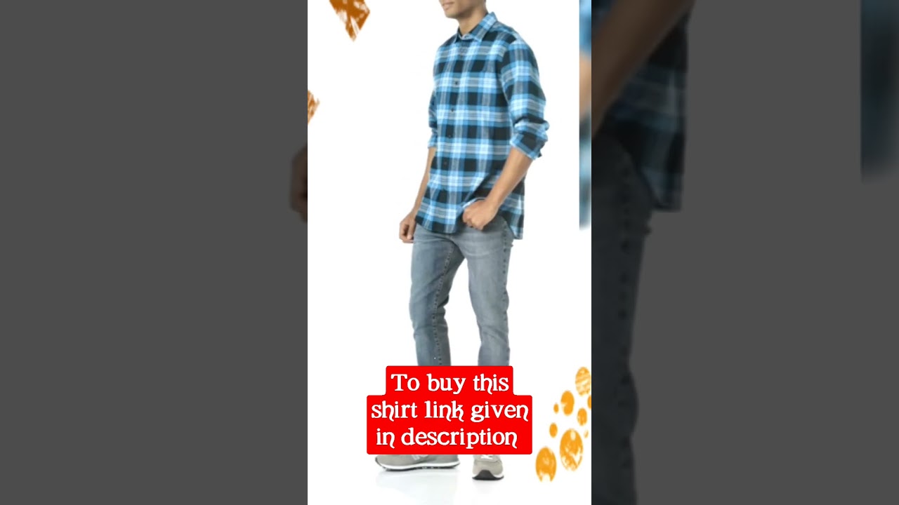 Men's Long-Sleeve Flannel Shirt. Check Link in description.