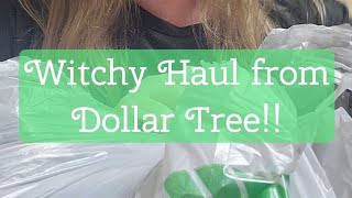 My Witchy haul from Dollar Tree 🔮✨️