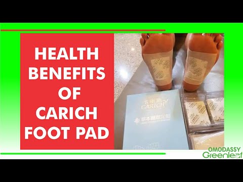 Health Benefits of Greenleaf Carich Herbal footpads. Reasons Why You Need to Try It