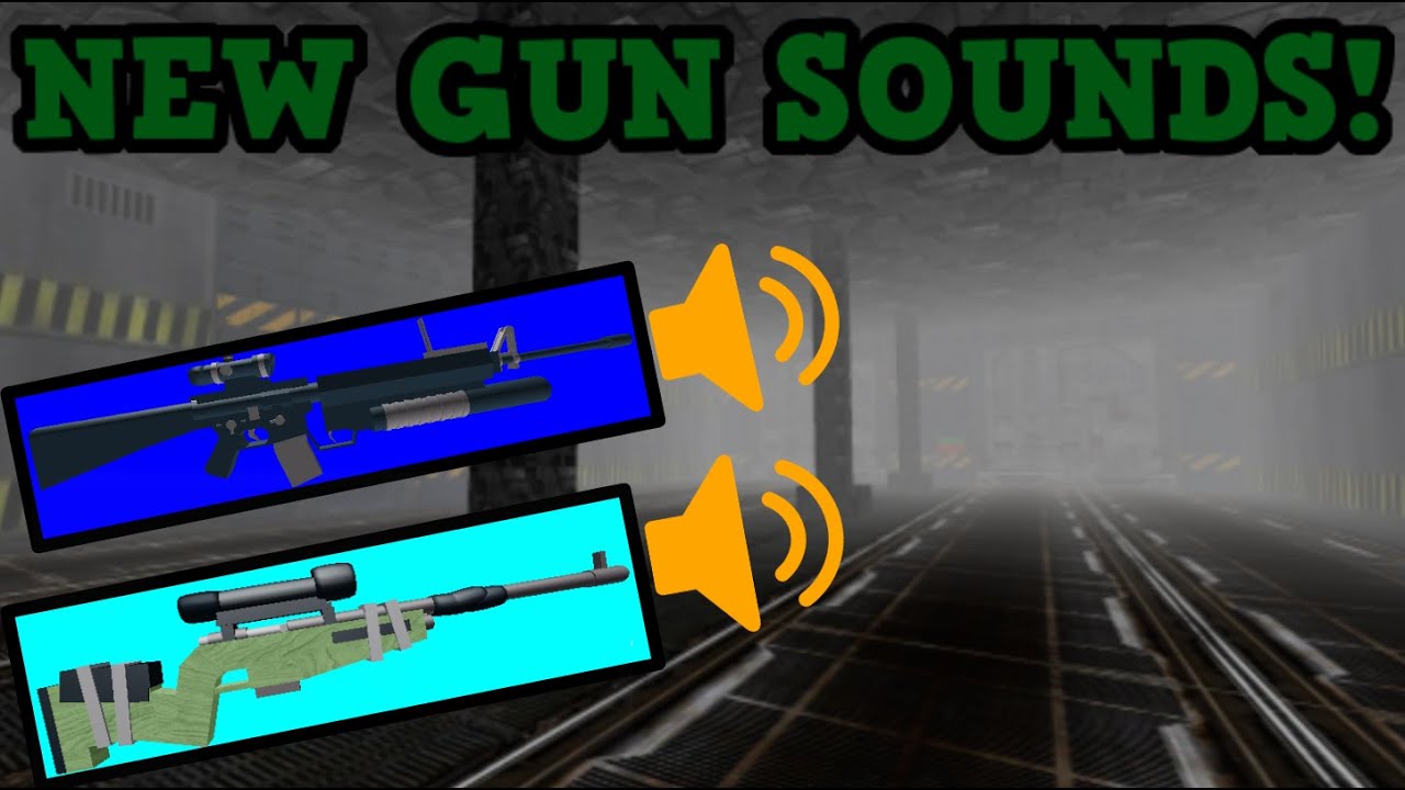 New Gun Sounds Leak Roblox Survive And Kill The Killer In Area 51 Youtube - roblox machine gun sound