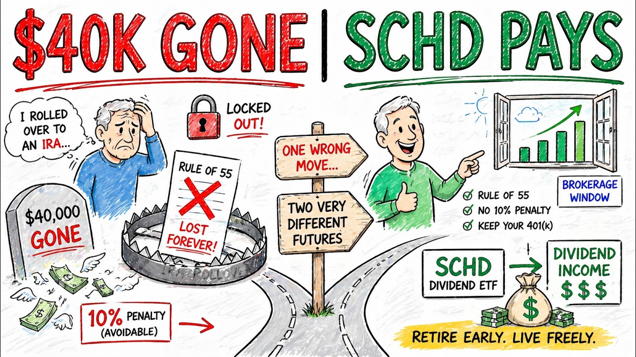 Your 401(k) Has a SECRET Exit at 55 — One Wrong Move Locks It - YouTube
